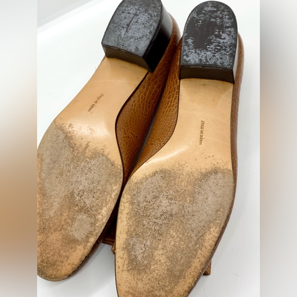 Salvatore Ferragamo Vara bow brown pump shoes - Picture 8 of 11